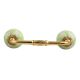 Light Green Etched Ceramic Bridge Handle